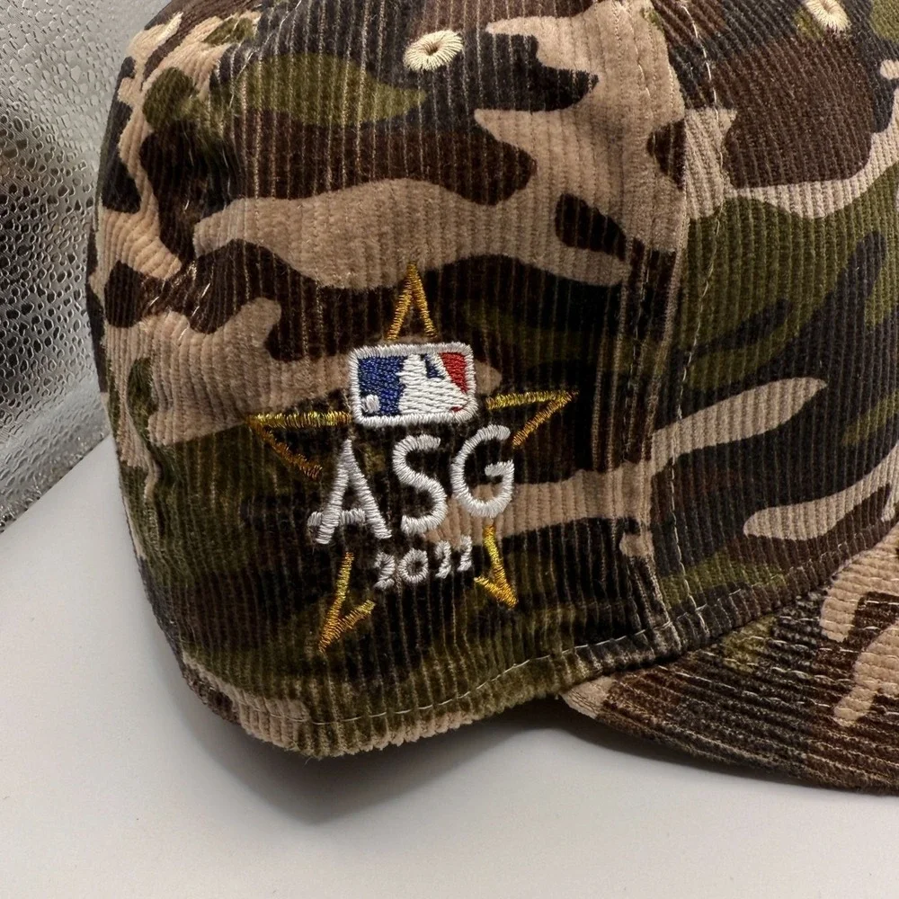 New Era 59Fifty Los Angeles Dodgers Camo Corduroy 2022 ASG Fitted Hat 7‎ 1/4